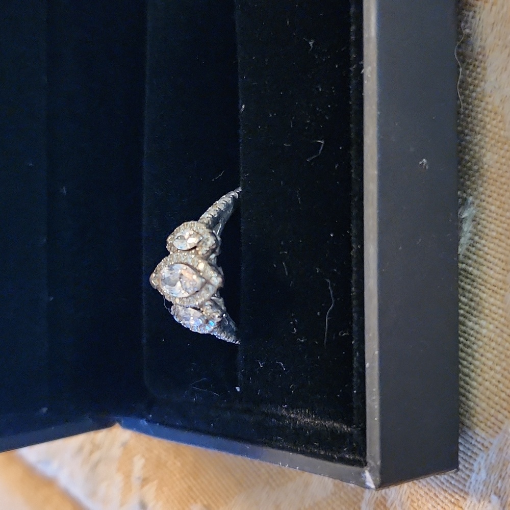 Stunning White Sapphire Ring